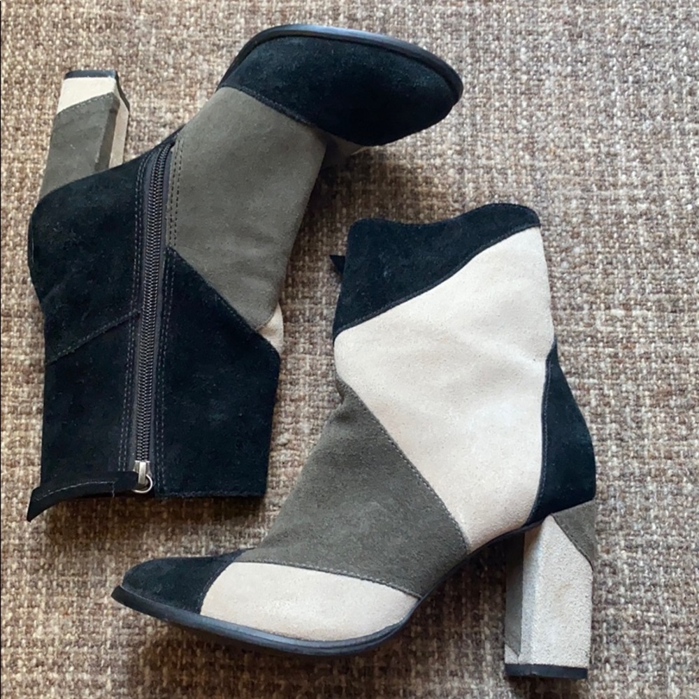 Jigsaw patchwork boot